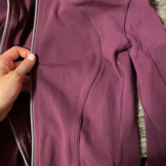 Lululemon nice asana purple zip up sweater jacket - Picture 13 of 16